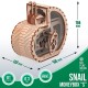 Равлик-скарбничка S конструктор механічний дерев'яний 3D 81 дет.