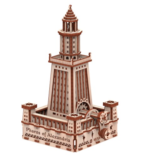 Mr.Playwood Александрійський Маяк (Еко - лайт) конструктор механічний дерев'яний 3D280 дет.