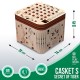 Шкатулка Таємниця Тигра конструктор механічний дерев'яний 3D 89 дет.