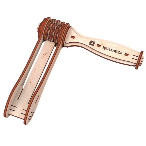Mr.Playwood Тріскачка конструктор механічний дерев'яний 3D 23 дет.