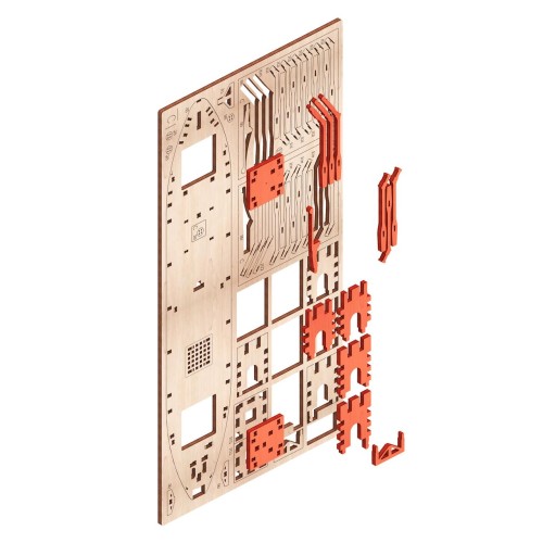 Mr.Playwood Корабель Імператорська Трірема "Чорний Скорпіон" конструктор механічний дерев'яний 3D 266 дет.