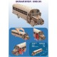 Шкільний автобус конструктор механічний дерев'яний 3D 107 дет.