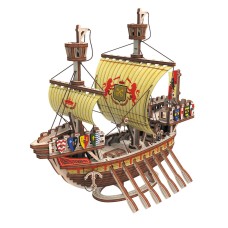 Корабель Лев "Летаючий по хвилях" конструктор механічний дерев'яний 3D 177 дет.