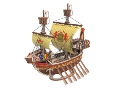 Корабель Лев "Летаючий по хвилях" конструктор механічний дерев'яний 3D 177 дет.