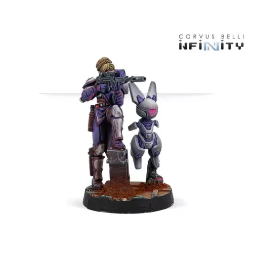 Мініатюра до гри INFINITY Atalanta, Agema´s NCO & Spotbot
