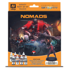 Набір фарб до гри INFINITY Model Color Set: Infinity Nomads + Exclusive Miniature