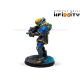 Набір мініатюр до гри INFINITY Raveneye Officer (Submachine Gun, E/Marat)