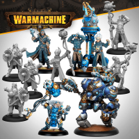 Набір мініатюр SFG Warmachine: Cygnar Storm Forge Command Cadre