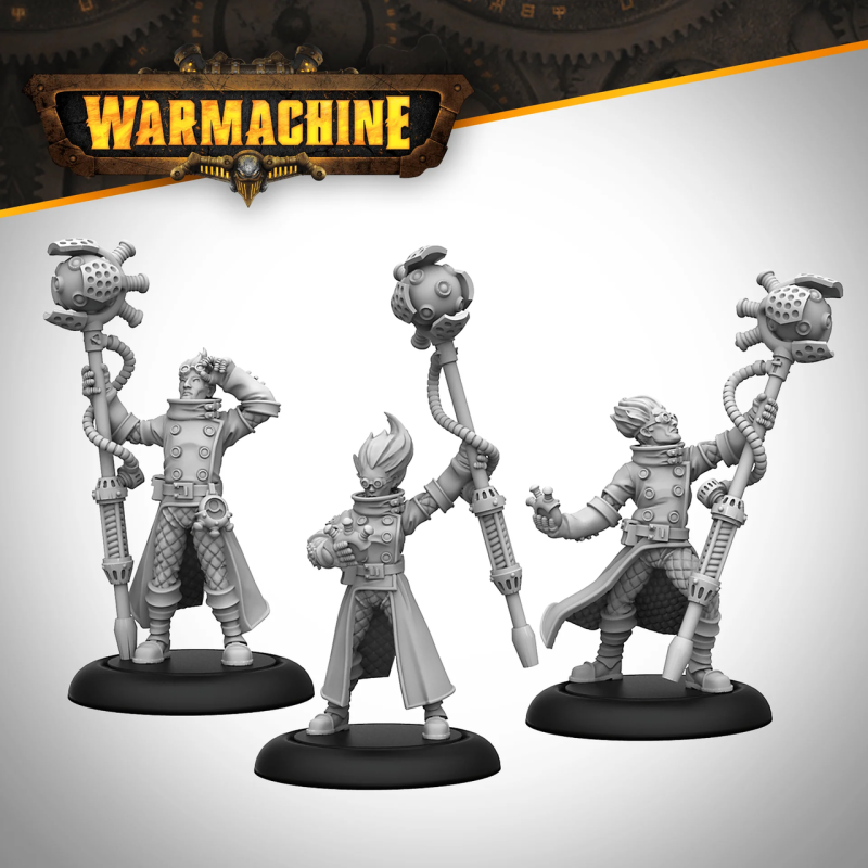 Набір мініатюр SFG Warmachine: Cygnar Storm Forge Command Cadre
