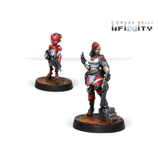Мініатюра до гри INFINITY Zoe & Pi-Well, Special Clockmakers Team