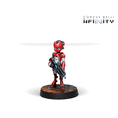 Мініатюра до гри INFINITY Zoe & Pi-Well, Special Clockmakers Team