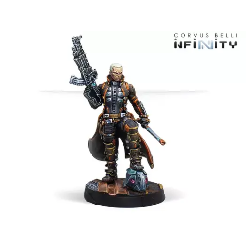 Набр мініатюр до гри INFINITY Father Lucien Sforza; Authorized Bounty Hunter