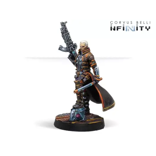 Набр мініатюр до гри INFINITY Father Lucien Sforza; Authorized Bounty Hunter