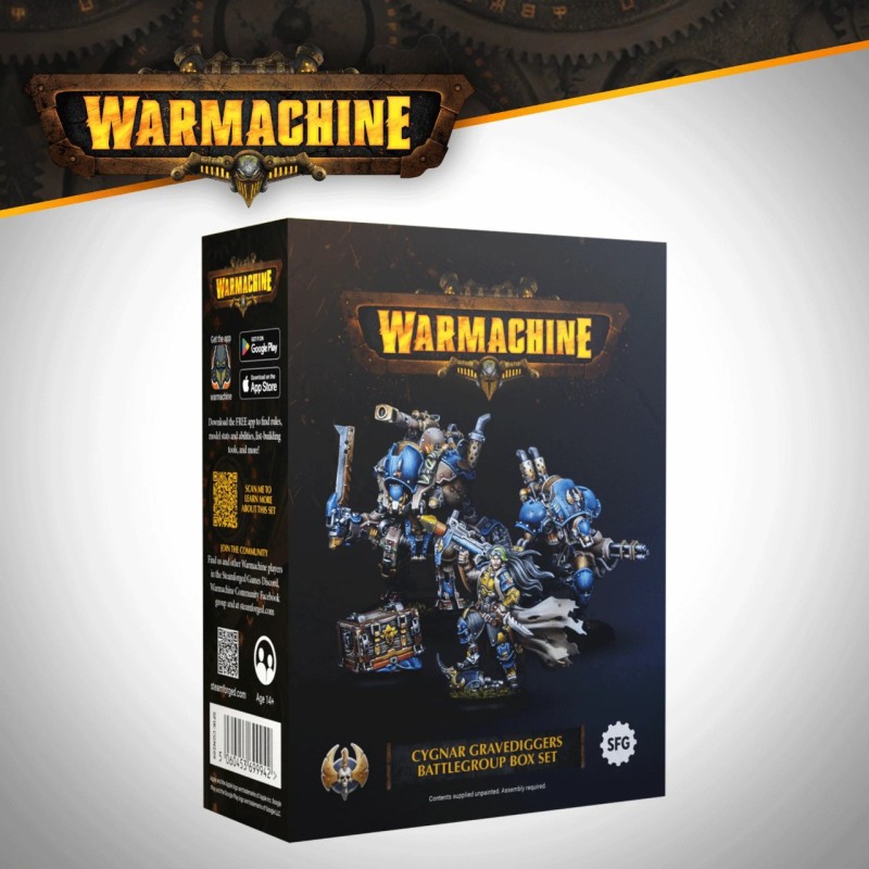Набір мініатюр Warmachine: Cygnar Gravediggers Battlegroup Box (Revised)