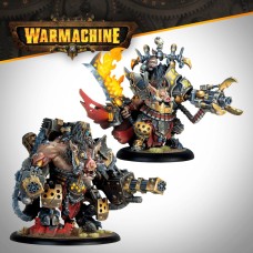 Мініатюри Warmachine: Emperor Carver Ultimus Esquire III & War Boar MMD47