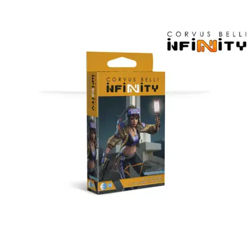 Мініатюра до гри INFINITY Dr. Priya Harper, Archeo-raider (Plasma Carbine)