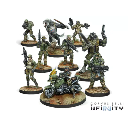 Набір мініатюр Corvus Belli до гри INFINITY USAriadna Action Pack