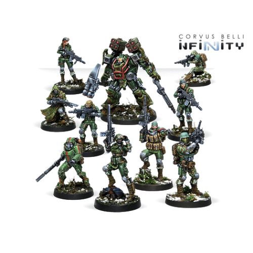 Набір мініатюр Corvus Belli до гри INFINITY Tartary Army Corps Action Pack
