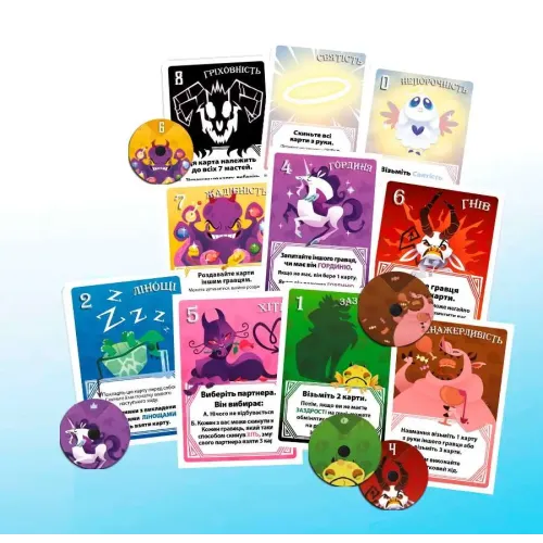 Настольная игра Грешки (The Deadlies) UA