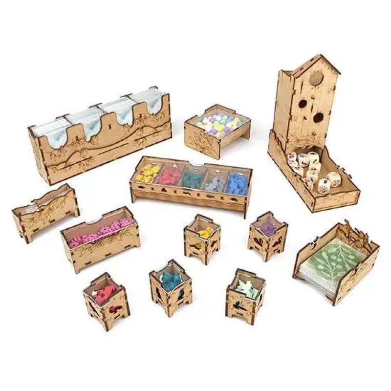 Органайзер для настільної гри Крила (Organizer for boardgame Wingspan organizer + Expansion)