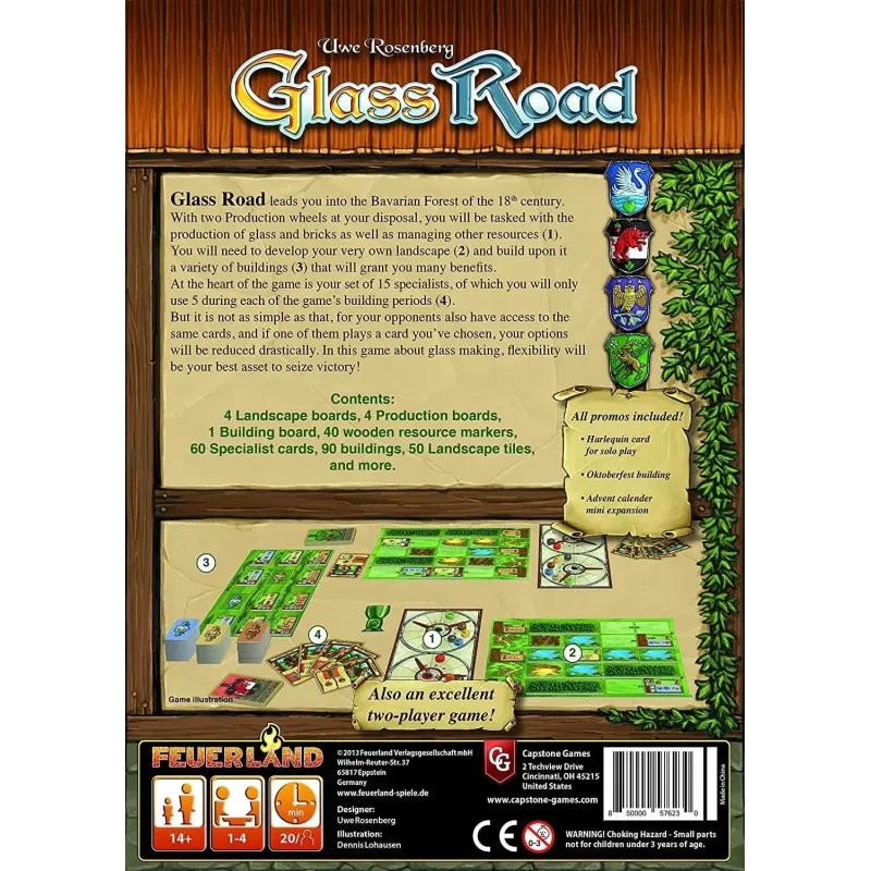 Настольная игра Glass Road (Стеклянная дорога)