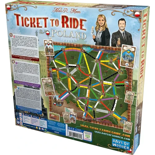 Настольная игра Билет на поезд: Польша (Ticket to Ride: Poland)