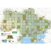 Карта України до гри Каркасон (Carcassonne Maps: Ukraine) UA