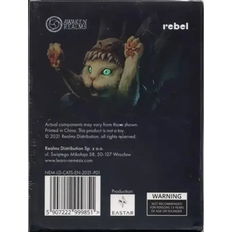 Настільна гра Немезида Локдаун: Космічні коти (Nemesis Lockdown: Space Cats)