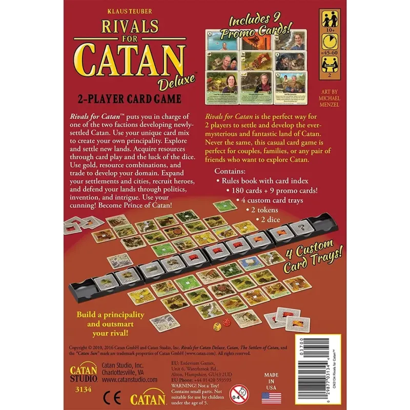 Настольная игра Rivals for Catan: Deluxe (Колонизаторы. Князья Катана: Делюкс) EN