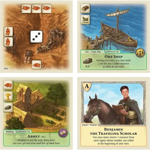 Настольная игра Rivals for Catan: Deluxe (Колонизаторы. Князья Катана: Делюкс) EN