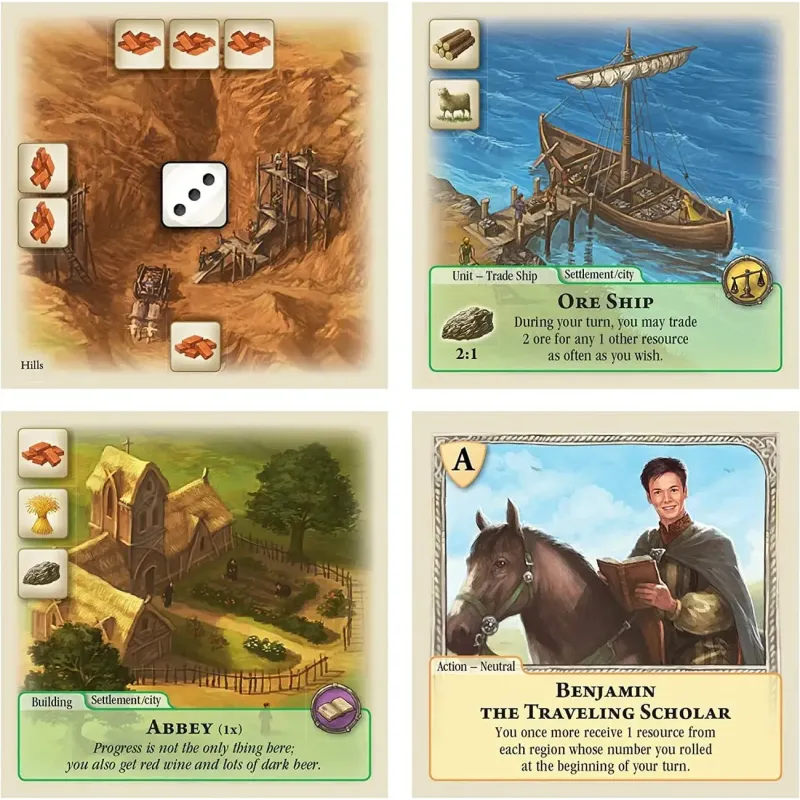 Настольная игра Rivals for Catan: Deluxe (Колонизаторы. Князья Катана: Делюкс) EN
