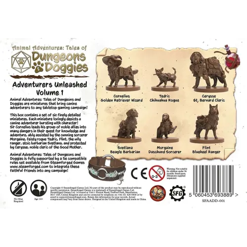 Настольная игра Animal Adventures: Tales of Dungeons and Doggies Volume 1