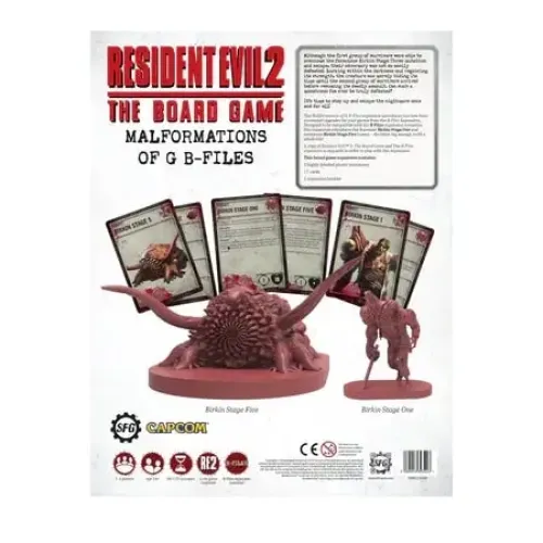 Настольная игра Обитель зла 2: Деформация G B-файлов (Resident Evil 2: Malformations of G B-Files Expansion)