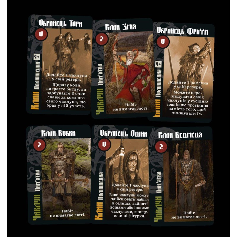 Настільна гра Лють Крові: Чаклуни Мідґарду (Blood Rage: Mystics of Midgard) UA