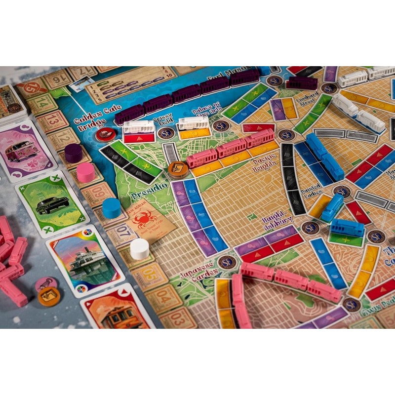 Настільна гра Ticket to Ride: San Francisco (Квиток на потяг. Сан-Франциско)