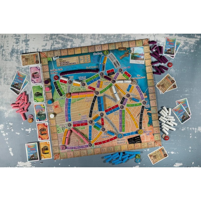 Настільна гра Ticket to Ride: San Francisco (Квиток на потяг. Сан-Франциско)