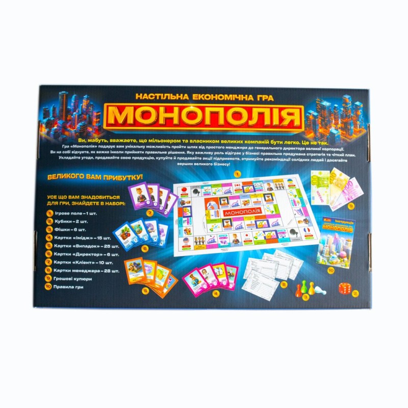 Настільна гра Монополія (Monopoly.Ранок)