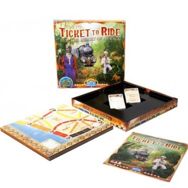 Настільна гра Ticket to Ride: The Heart of Africa (Квиток на Потяг: Серце Африки)
