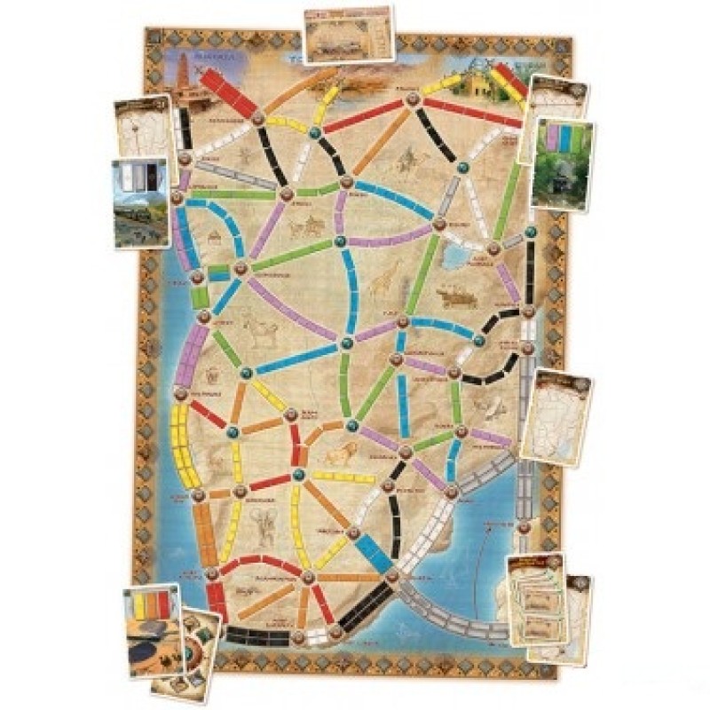 Настільна гра Ticket to Ride: The Heart of Africa (Квиток на Потяг: Серце Африки)