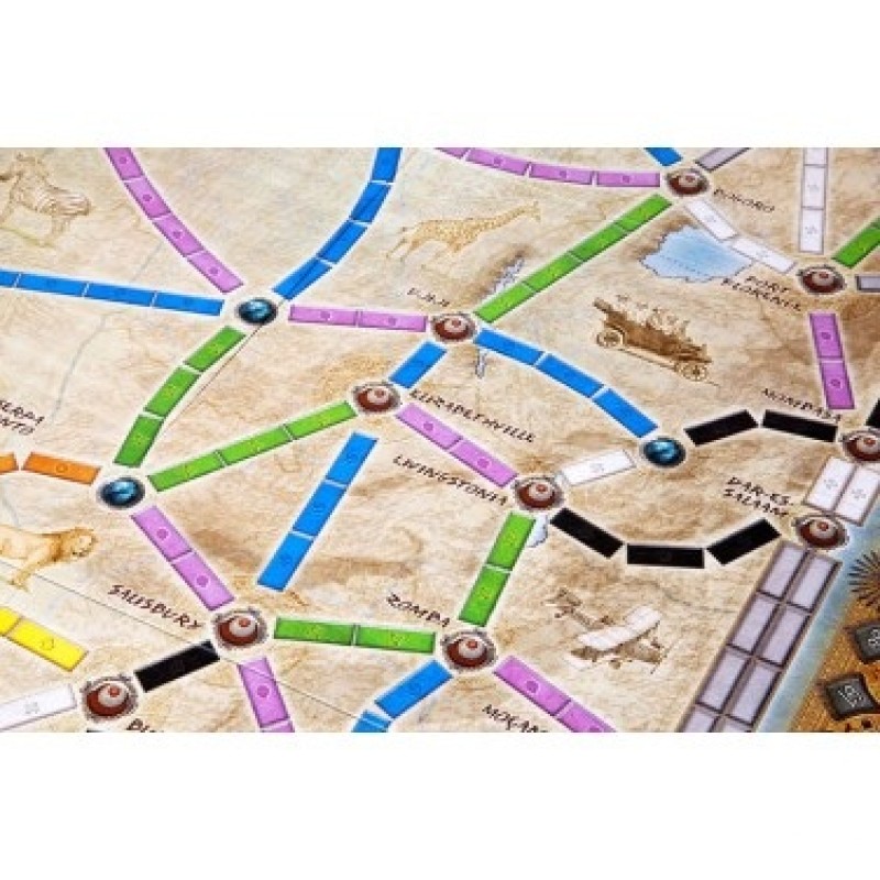 Настільна гра Ticket to Ride: The Heart of Africa (Квиток на Потяг: Серце Африки)