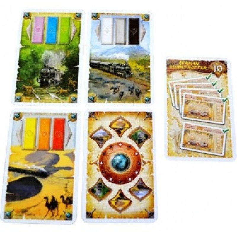 Настільна гра Ticket to Ride: The Heart of Africa (Квиток на Потяг: Серце Африки)