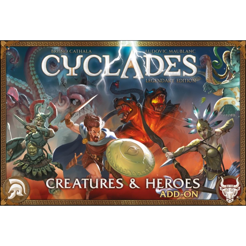 Настольная игра Киклады. Легендарное издание - Монстры и герои (Cyclades: Creatures & Heroes) UA