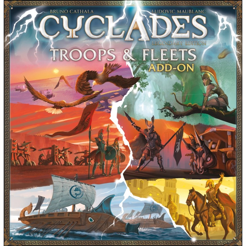 Настольная игра Киклады. Легендарное издание - Отряды и флот (Cyclades: Troops & Fleets) UA