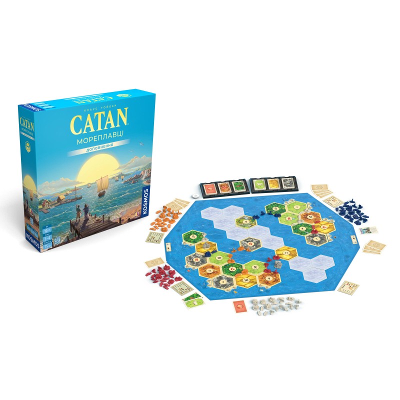 Настольная игра Колонизаторы: Мореплаватели (Catan: Seafarers Expansion) UA