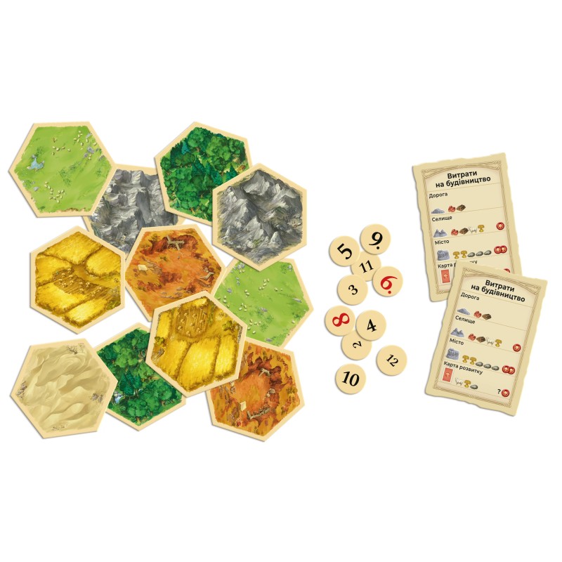 Настольная игра Колонизаторы. Дополнение для 5-6 игроков (Catan. 5-6 Player Extension) UA