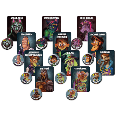 Настільна гра Остання ніч: Світанок (One Night Ultimate Werewolf: Daybreak)