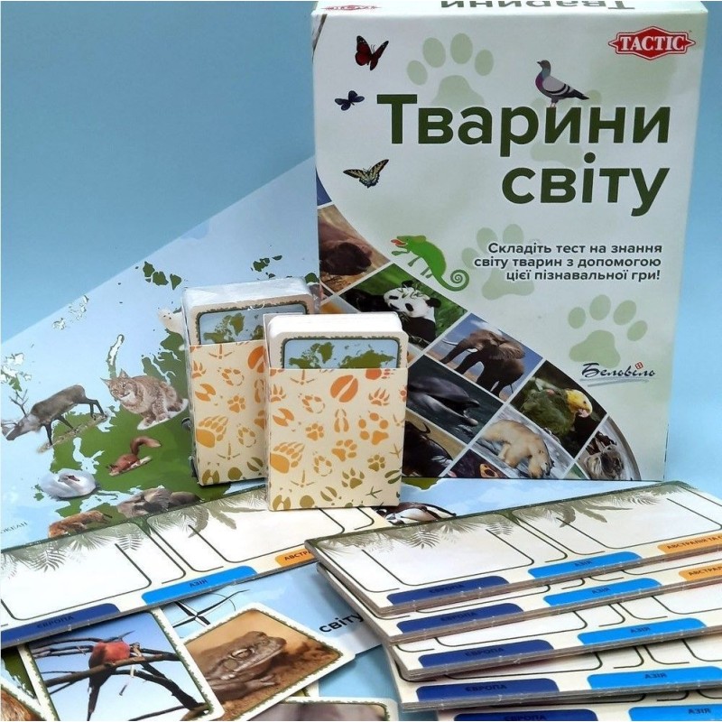 Настольная игра Животные мира (Tactic)