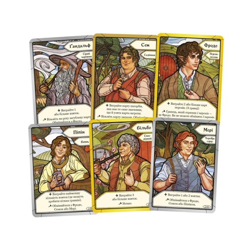 Настольная игра Братство Кольца. Карточная игра (The Fellowship of the Ring The Trick Taking Game) UA