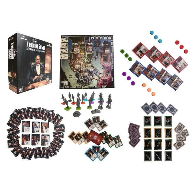 Настольная игра Крестный отец. Империя Корлеоне (The Godfather: Corleone's Empire) UA
