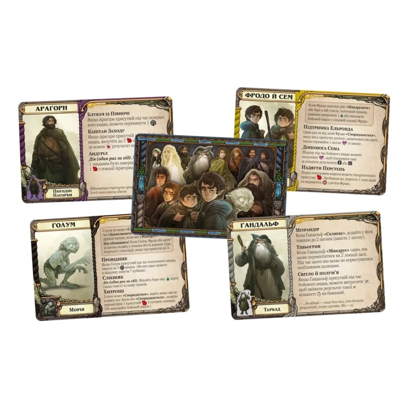 Настольная игра Властелин Колец. Судьба братства (The Lord of the Rings: Fate of the Fellowship) UA